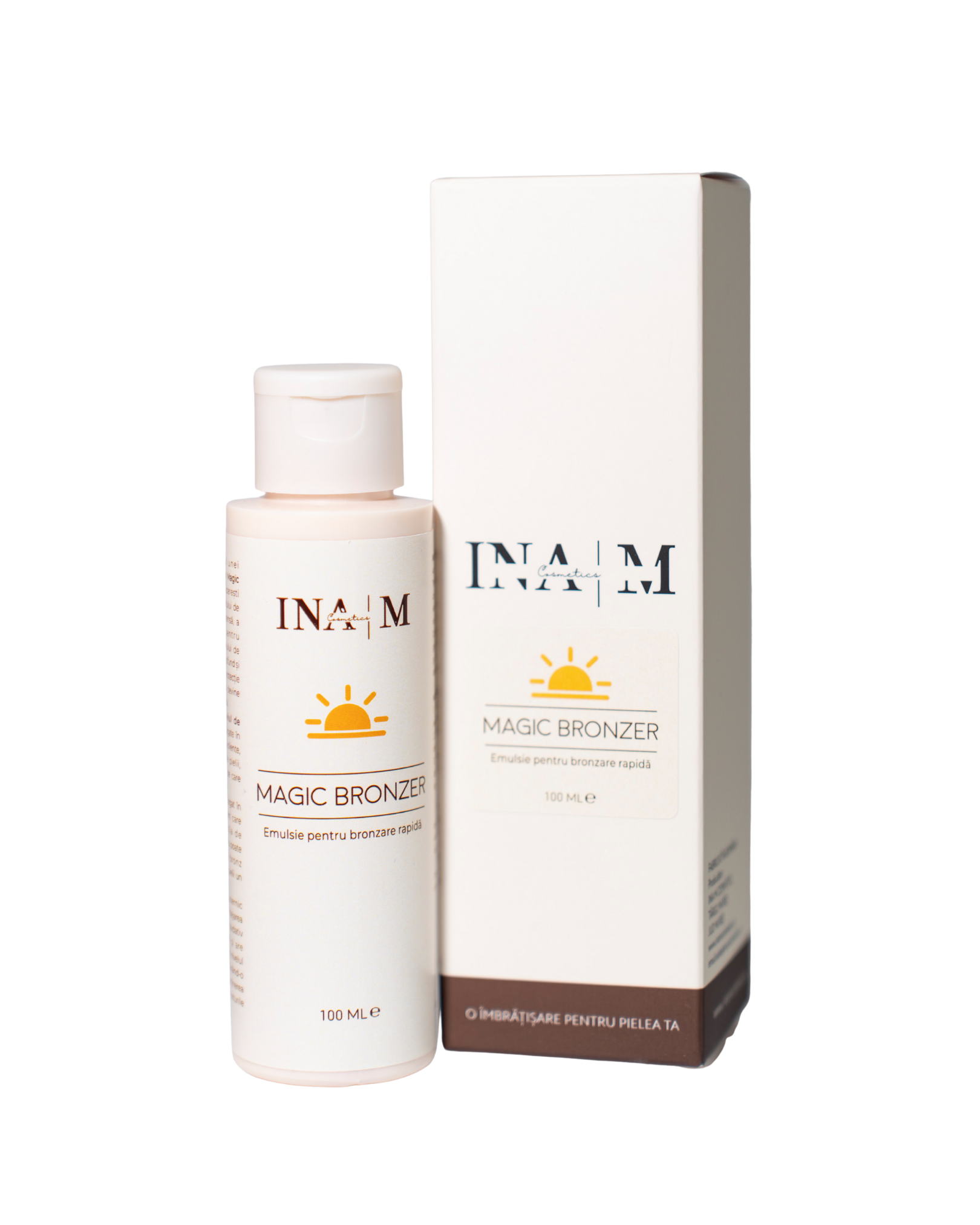 Magic Bronzer3 Emulsie pentru bronzare rapida 100 ml, MAGIC BRONZER - INA M Cosmetics - imagine 1