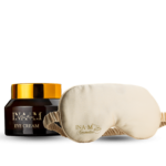 SET CADOU: DREAMY EYES, Cremă pentru ochi cu Bakuchiol și Mască pentru somn din mătase naturală  - INA M by Oana Roman